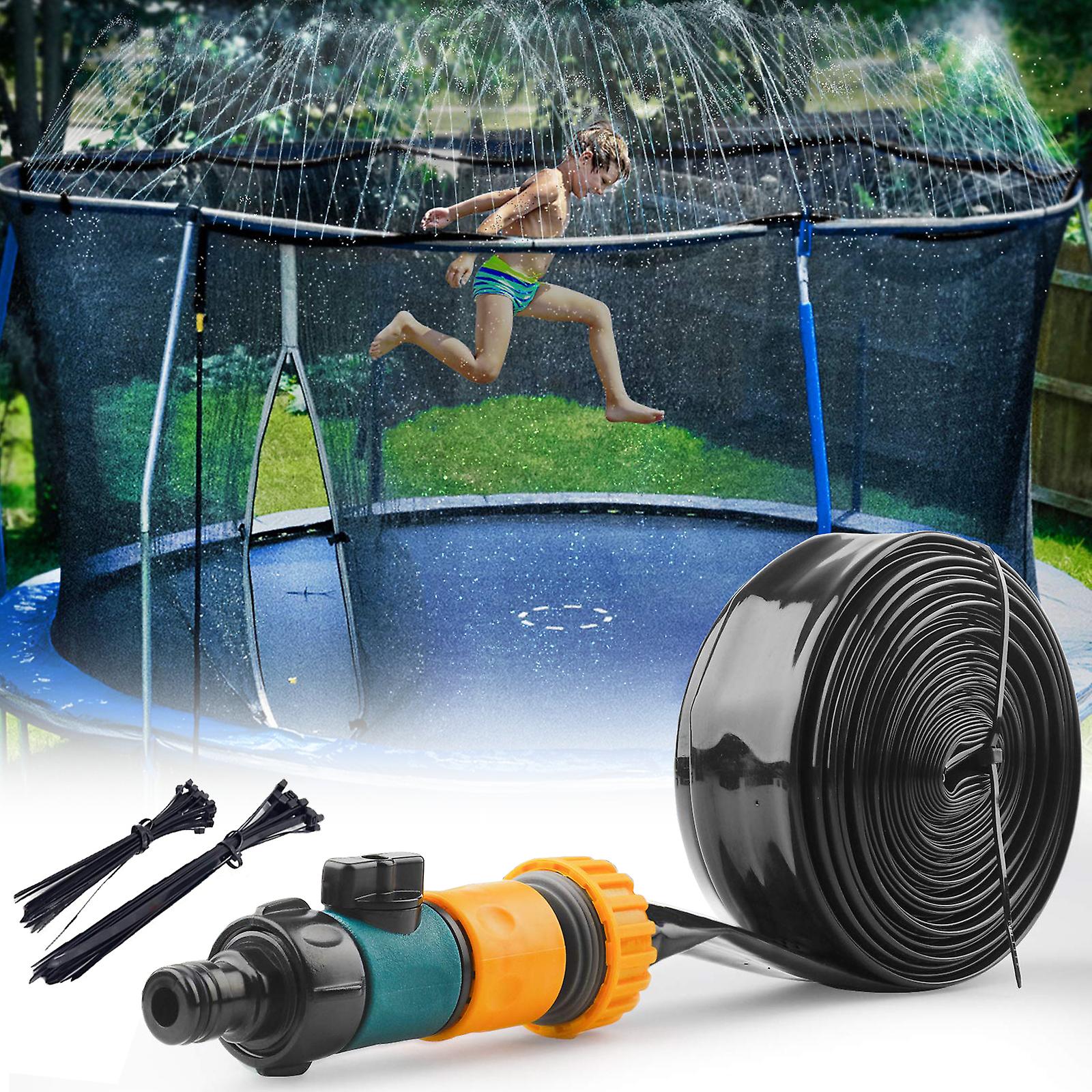 Trampolin Sprinkler, 15m Outdoor Sommer Wasserspaß für Kinder