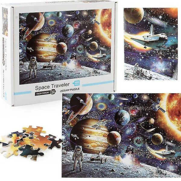 1000 Teile Jigsaw pädagogische Puzzles Spielzeug, Space Traveler Puzzle